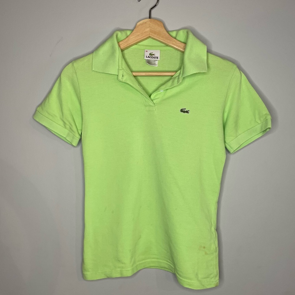 LACOSTE Bright Green Polo